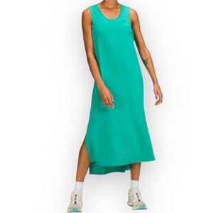 NWT Lululemon All Yours Tank Maxi Dress Size 6 Maldives Green HTF